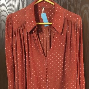 Free People flowy blouse